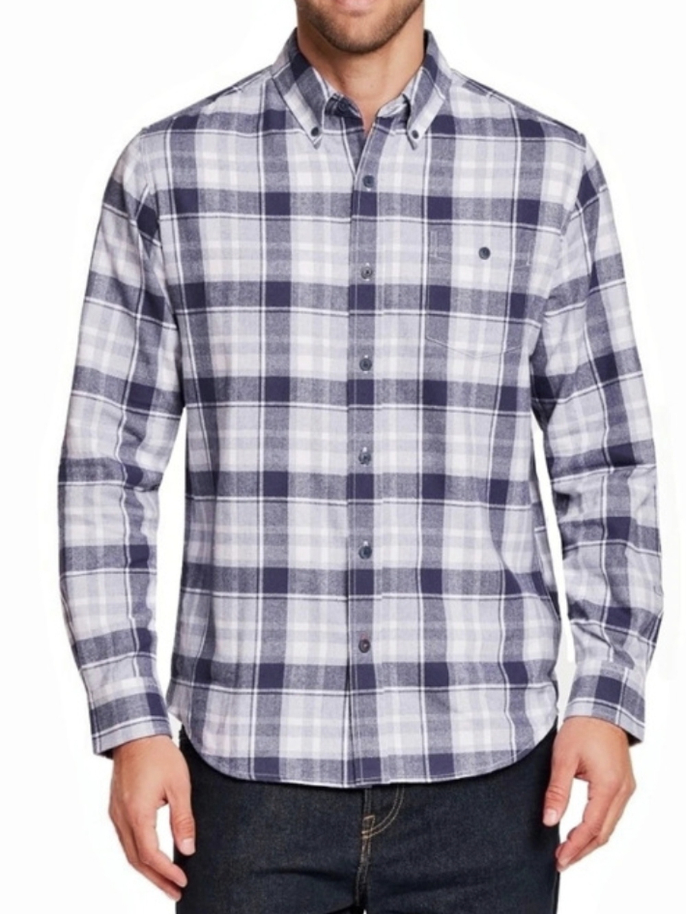 Weatherproof Vintage Men's Flannel Plaid Button Down Size Small NWT